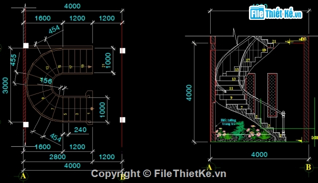 nhà mặt phố,Bản vẽ nhà phố,nhà phố 8m x20m